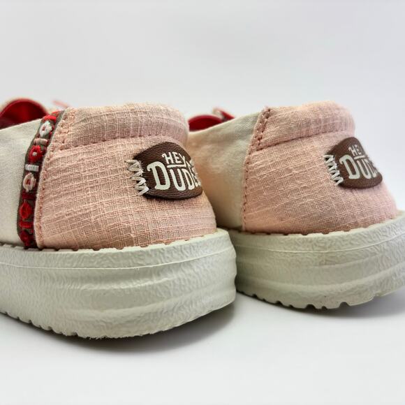 HEY DUDE “Wendy Chambrah Boho” Slip On Shoes Womens Size 6 - Picture 12 of 12